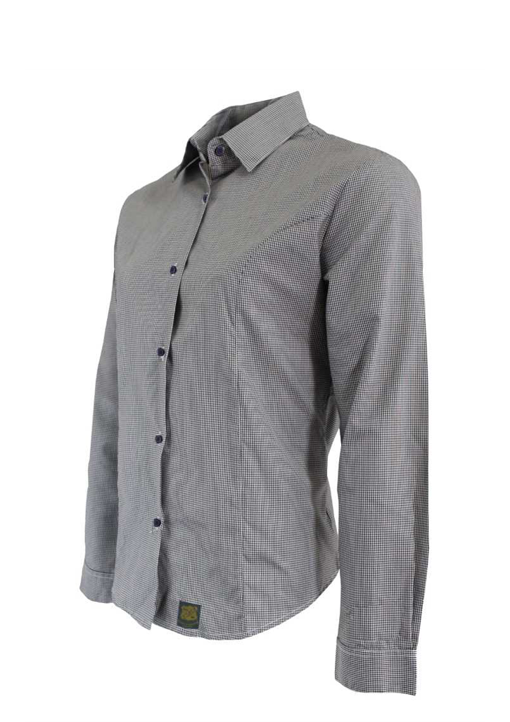 Tokomairiro HS Girls 3/4 Sleeve Blouse Navy Check